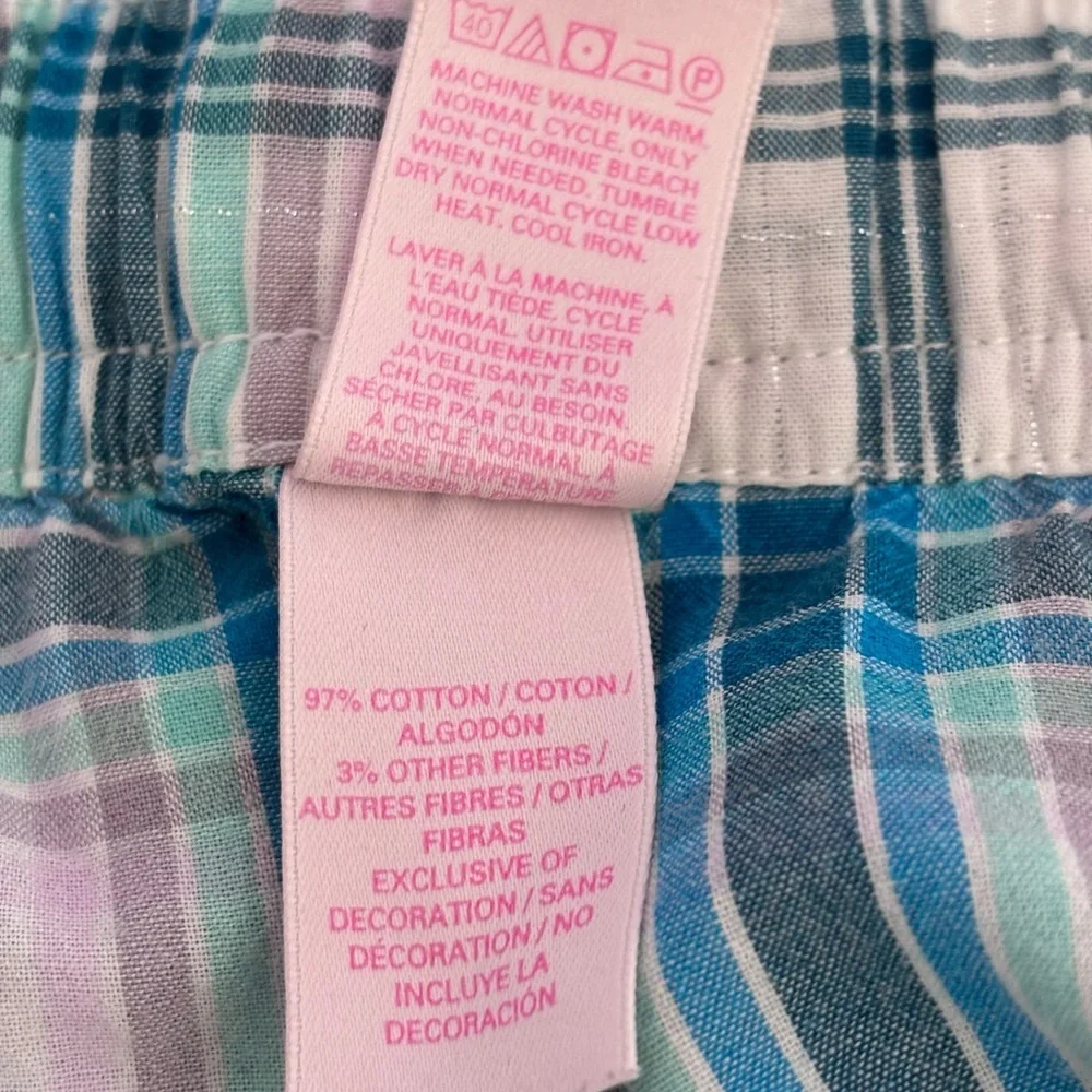 Victoria’s Secret Plaid Pajama Pants | Size M | Cute Side Pockets | EUC